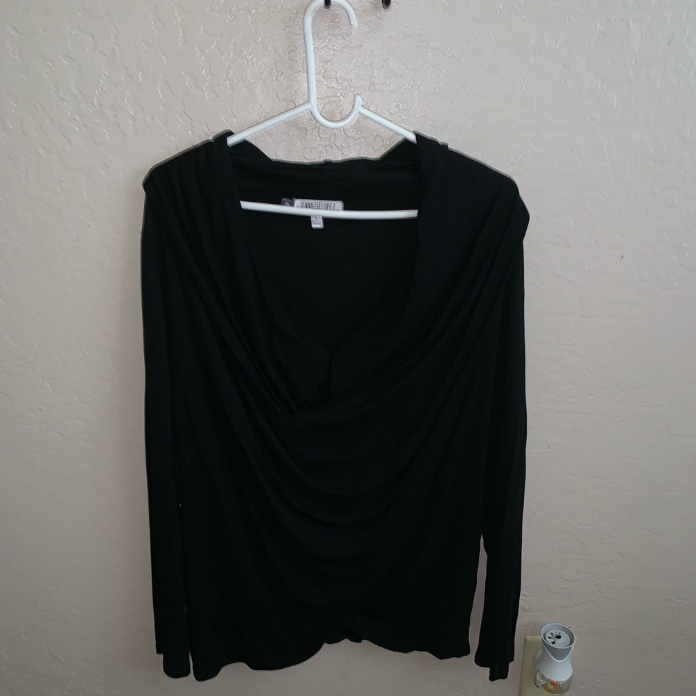 Black top with cut sections